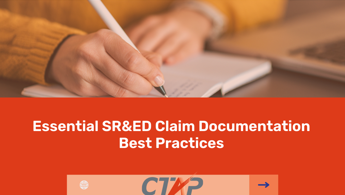 SR&ED documentation requirements for technical and financial claim support